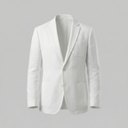 Men linen blazer lightweight tailored fit for formal events