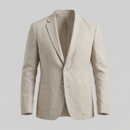 Men linen blazer lightweight tailored fit for formal events