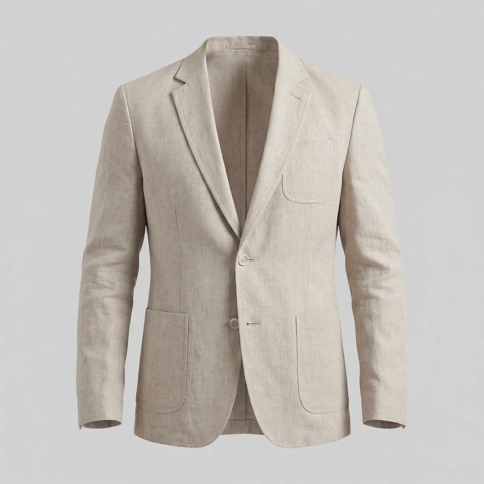 Men linen blazer lightweight tailored fit for formal events
