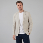 Men linen blazer lightweight tailored fit for formal events