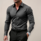Men's slim fit spring shirt casual and office wear