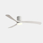 Ceiling fan with LED light, 6 speeds and reversible motor, 96–142 cm