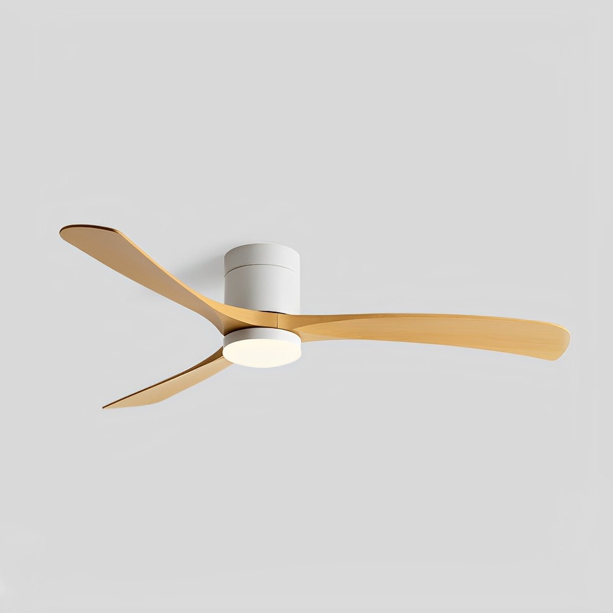 Ceiling fan with LED light, 6 speeds and reversible motor, 96–142 cm