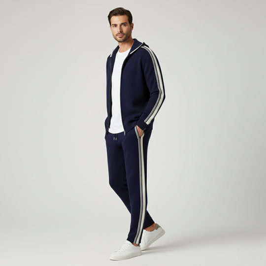 Men's Lounge Tracksuit | Wool Zip, Comfortable