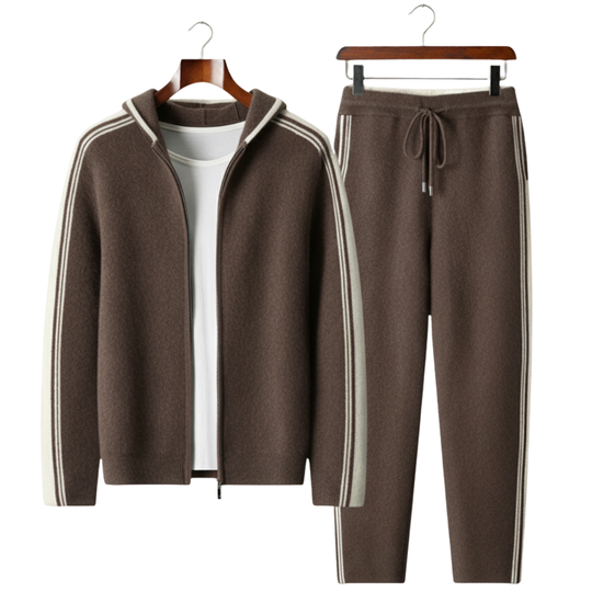 Men's Lounge Tracksuit | Wool Zip, Comfortable