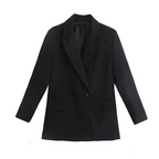 Women Oversized Blazer Double Breasted Long Line | Anouk
