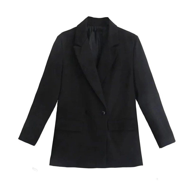 Women Oversized Blazer Double Breasted Long Line | Anouk