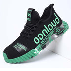 Safety shoes with steel toe and anti-puncture Kevlar sole, ankle protection, EN ISO 20345
