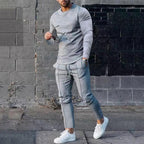 Men's Velvet Tracksuit Set | Sweatshirt & Jogging Pants