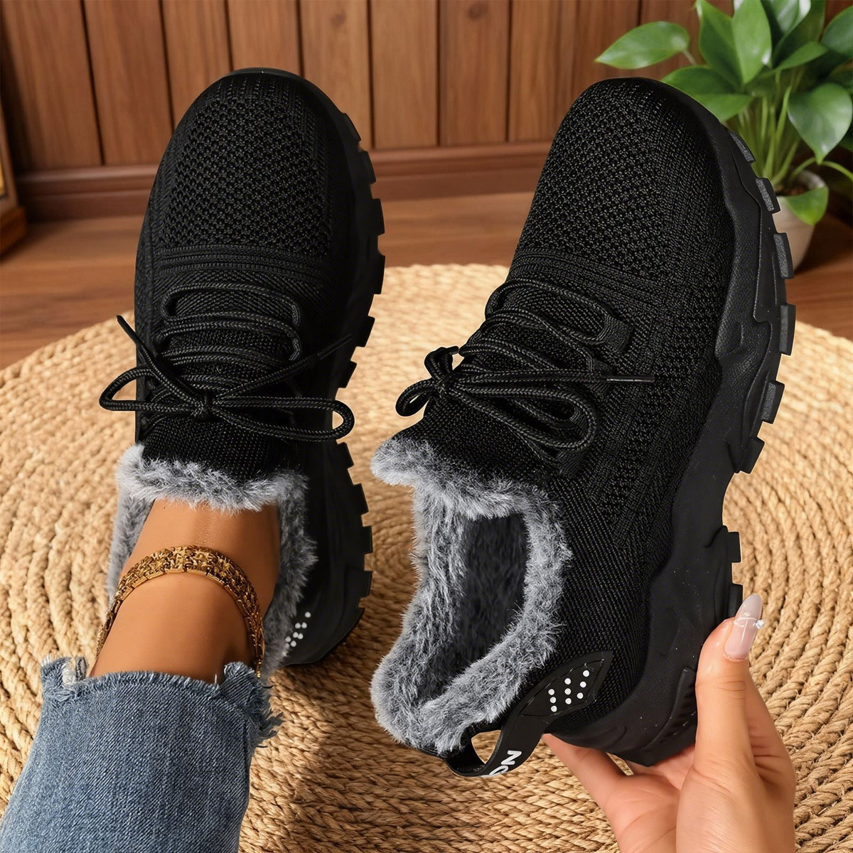 Women cushioned lace-up casual lightweight sneakers in multiple colours