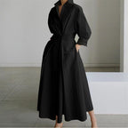 Women wrap collared maxi dress front wrap silhouette multiple prints