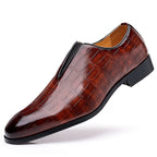Men's Leather Loafers | Dark Brown, Black, Blue | Dress Shoes