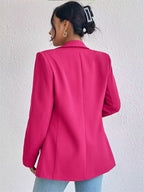 Women slim fit blazer jacket in multiple colors