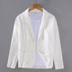 Men's linen blazer summer unstructured lightweight smart-casual fit