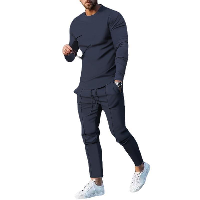 Men's Velvet Tracksuit Set | Sweatshirt & Jogging Pants