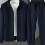 Men's Velvet Tracksuit Set | Lightweight Jacket & Joggers