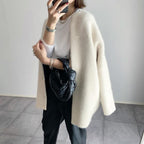 Women cotton cardigan long sleeve lightweight open front