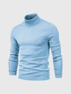 Men's turtleneck sweater slim fit cotton, autumn winter