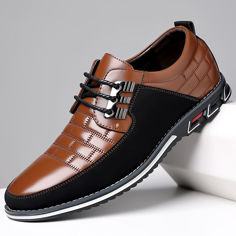 Men's Orthopedic Leather Shoes | Supportive, Durable