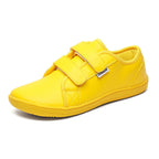 Men velcro walking shoes casual synthetic upper available in multiple colors