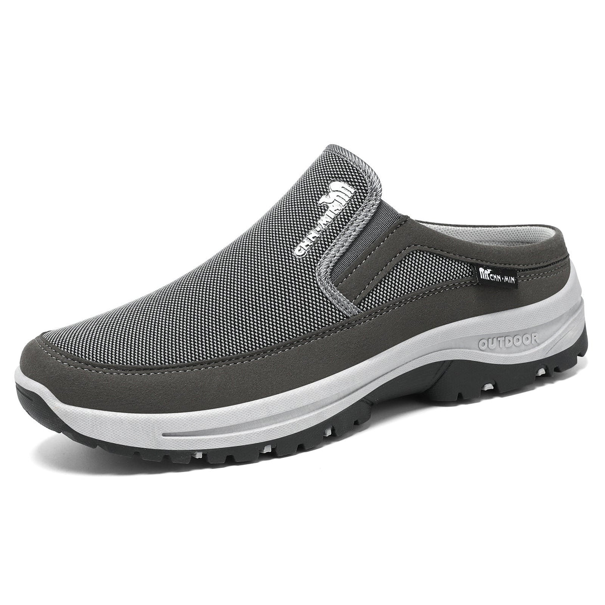 Mens Clogs Lightweight Breathable Mesh Slip On Memory Footbed