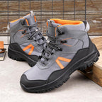 Steel toe safety shoes high top breathable mesh anti-puncture EU 36-48