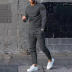 Men's Velvet Tracksuit Set | Sweatshirt & Jogging Pants