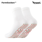 Compression socks with tourmaline ion technology for slimmer legs and firmer skin