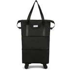 Travel organizer bag with wheels, expandable Oxford fabric in multiple colors