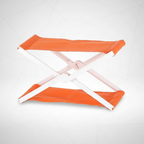 Portable foldable headrest for beach and park, lightweight with ergonomic neck support
