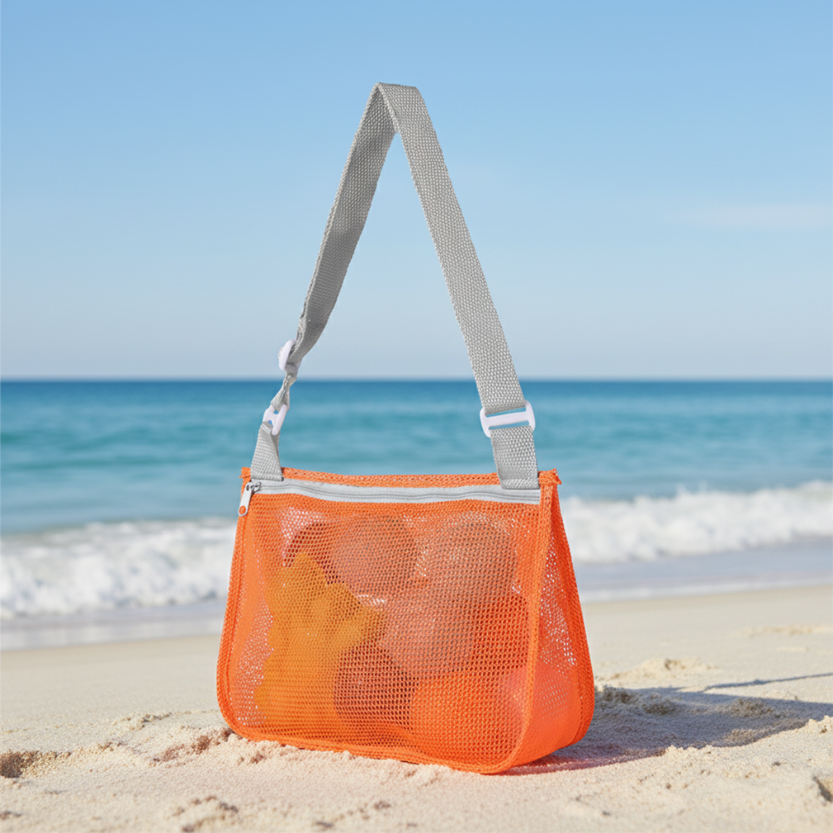 Beach Toy Bag | Mesh Sand-Free, Kids & Family | Yvaine