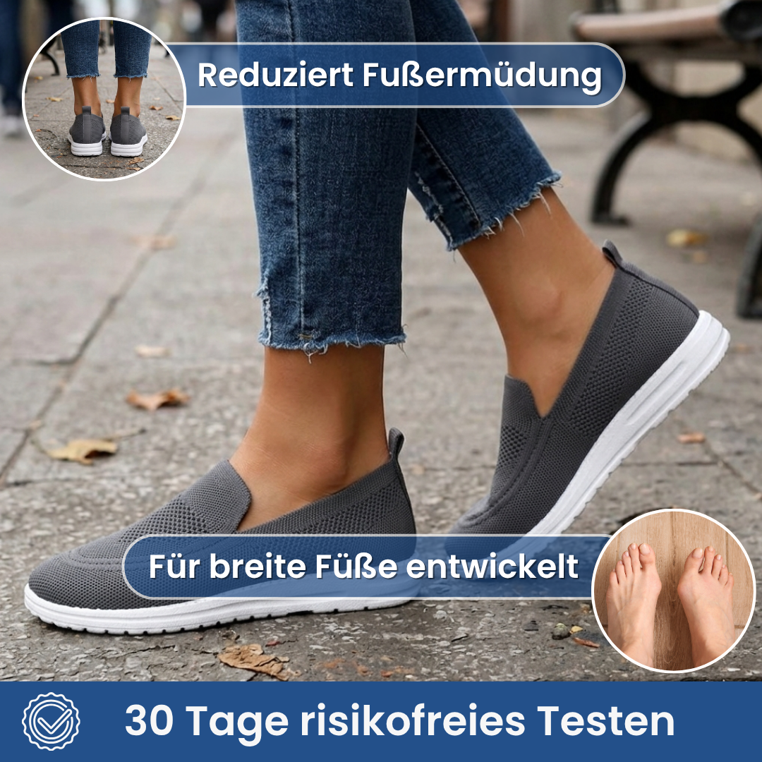 Women's Orthopedic Sneakers | Lightweight Knit Slip-On | Breathable