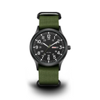 Military watch outdoor water-resistant luminous dial quartz rugged sport