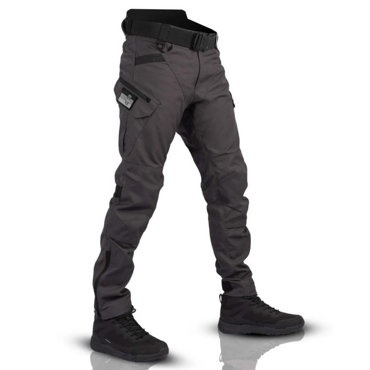 Men's cargo pants with multi-pocket design and ergonomic fit for outdoor and casual wear