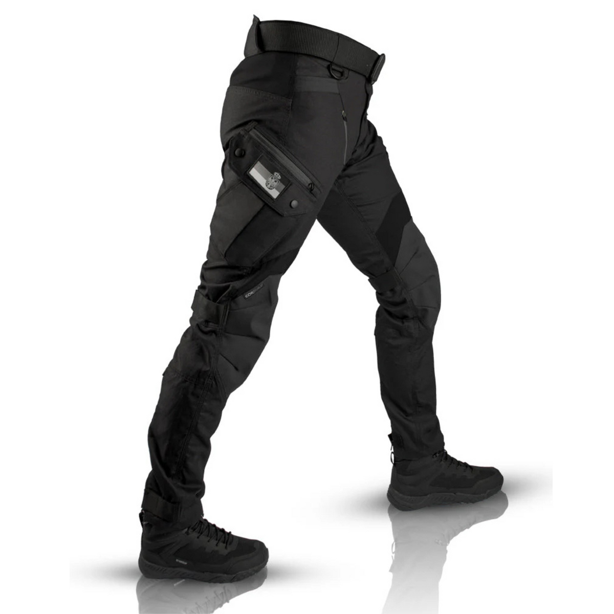 Men's cargo pants with multi-pocket design and ergonomic fit for outdoor and casual wear