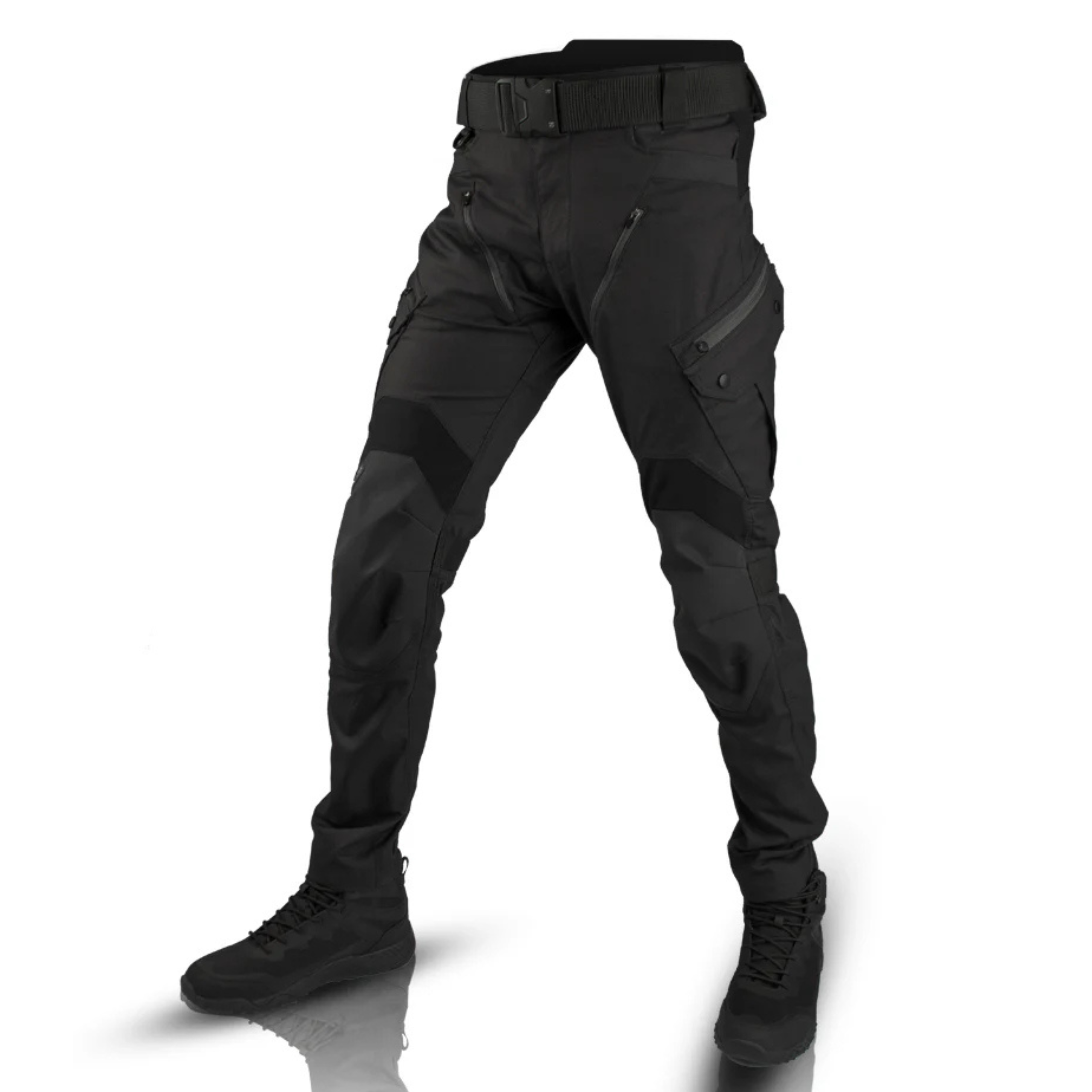 Men's cargo pants with multi-pocket design and ergonomic fit for outdoor and casual wear