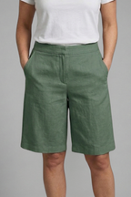 Women's Shorts | High Waisted Tailored Summer | Relaxed Everyday Fit