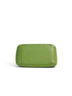 Women leather tote bag minimalist structured design