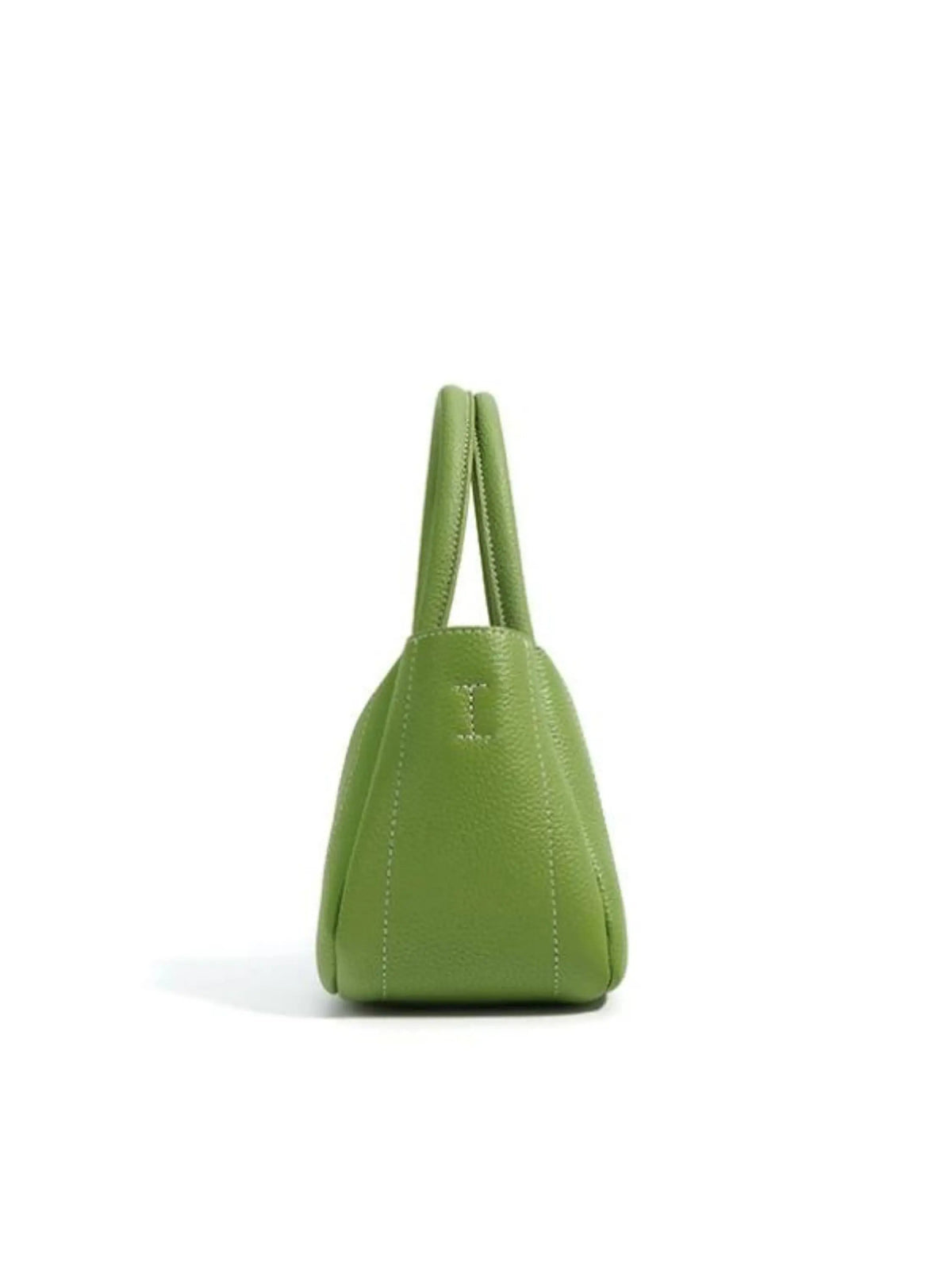 Women leather tote bag minimalist structured design