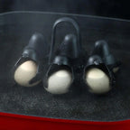 3-in-1 penguin egg cooker holding 6 eggs, cute kitchen gadget