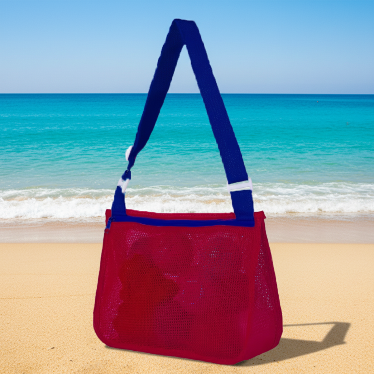 Beach Toy Bag | Mesh Sand-Free, Kids & Family | Yvaine