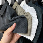 Silk Polo Shirt for Men | Short Sleeve Lightweight 3D Woven Texture