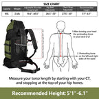 Tactical backpack 90L military camping hiking unisex large capacity outdoor pack