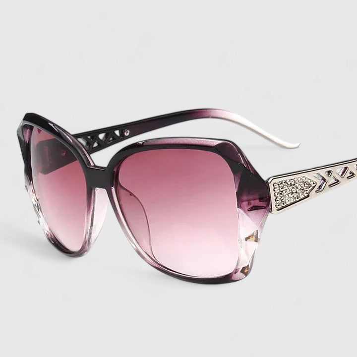 Women square sunglasses with UV protection in multiple lens color options