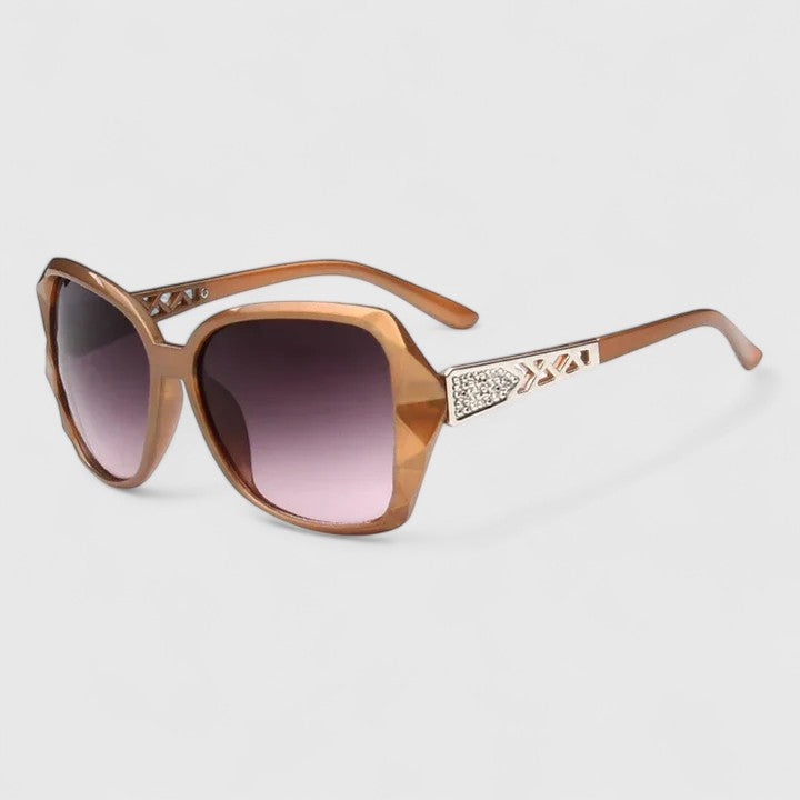 Women square sunglasses with UV protection in multiple lens color options