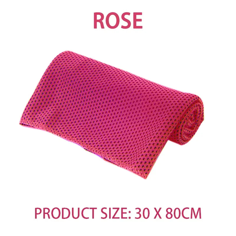 Cooling Towel Breathable Sweat Absorbent Instant Relief Neck Towel