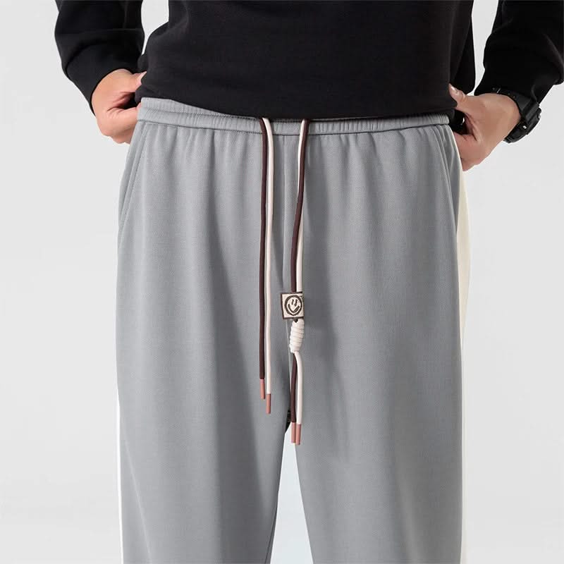 Lounge sweatpants relaxed fit with drawstring waist and deep side pockets