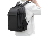 Men's waterproof backpack with laptop compartment, large capacity ergonomic design