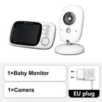 Video baby monitor 3.5-inch screen with night vision and two-way audio