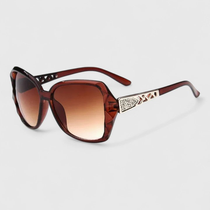 Women square sunglasses with UV protection in multiple lens color options